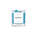 Chakra 5 Lapis Lazuli Edelstein-Kerze