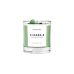 Chakra 4 Aventurin Edelstein-Kerze