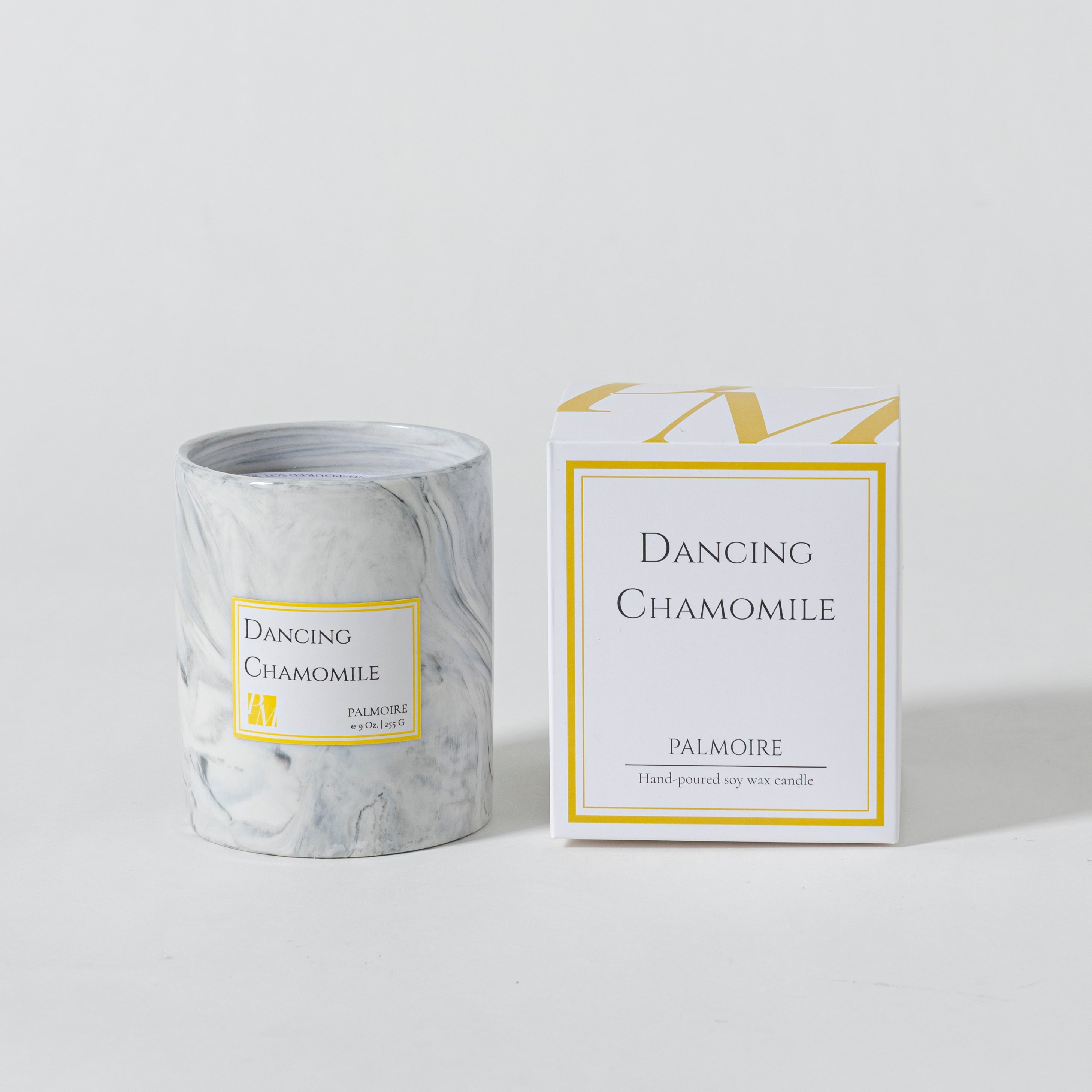 Dancing Chamomile Sojawachskerze